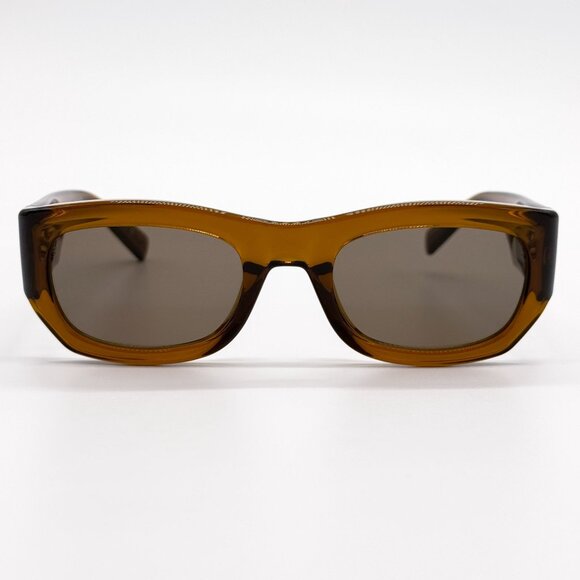 NEW SAINT LAURENT SUNGLASSES SL713 003 BROWN UNISEX - Picture 4 of 10